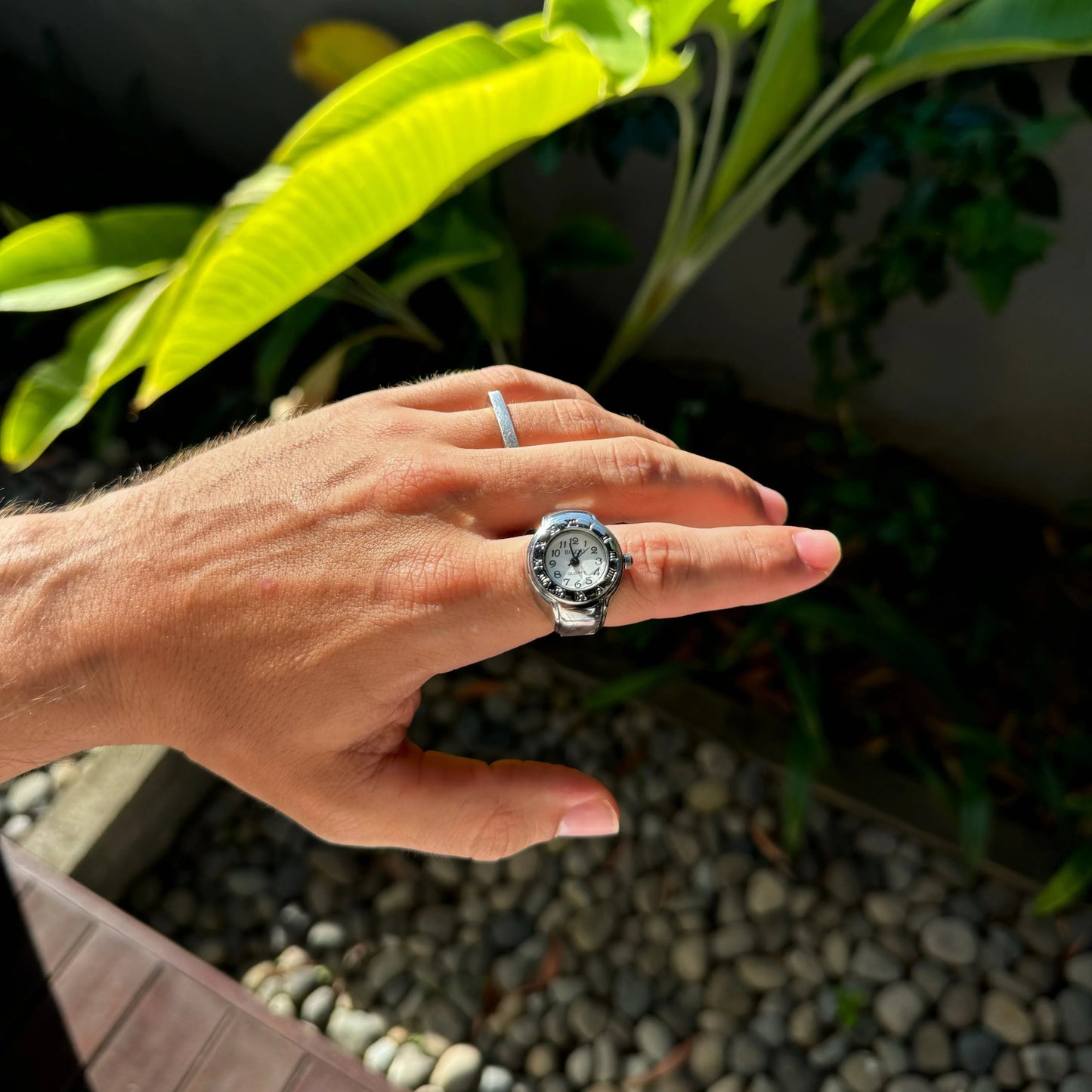 Roma White Ring